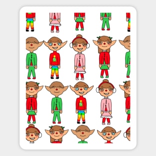 Christmas Elf Magnet